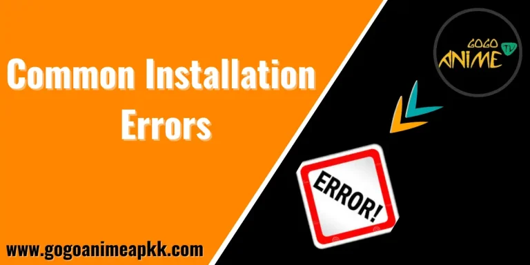 Common Installation Errors